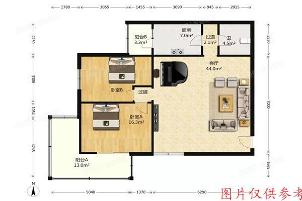 海淀区 紫竹院路31号1号楼1层1F（华澳中心）