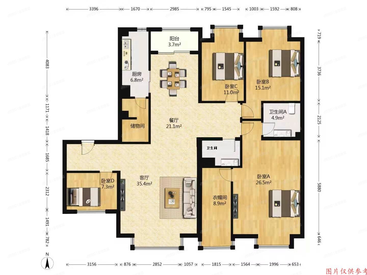 西城区 新华里16号院10号楼2单元501