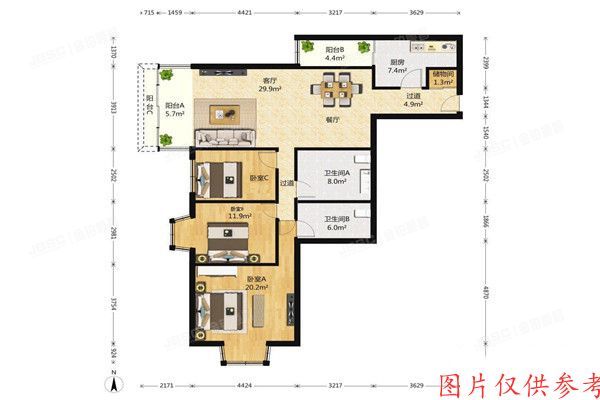 海淀区 舒至嘉园3号楼601