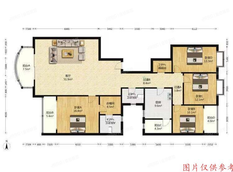 朝阳区 左家庄中街6号院5号楼1层2门101（力鸿花园）