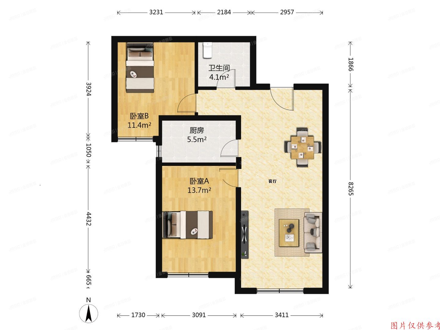 大兴区思邈路1号院12号楼13层2单元1303（保利春天里）