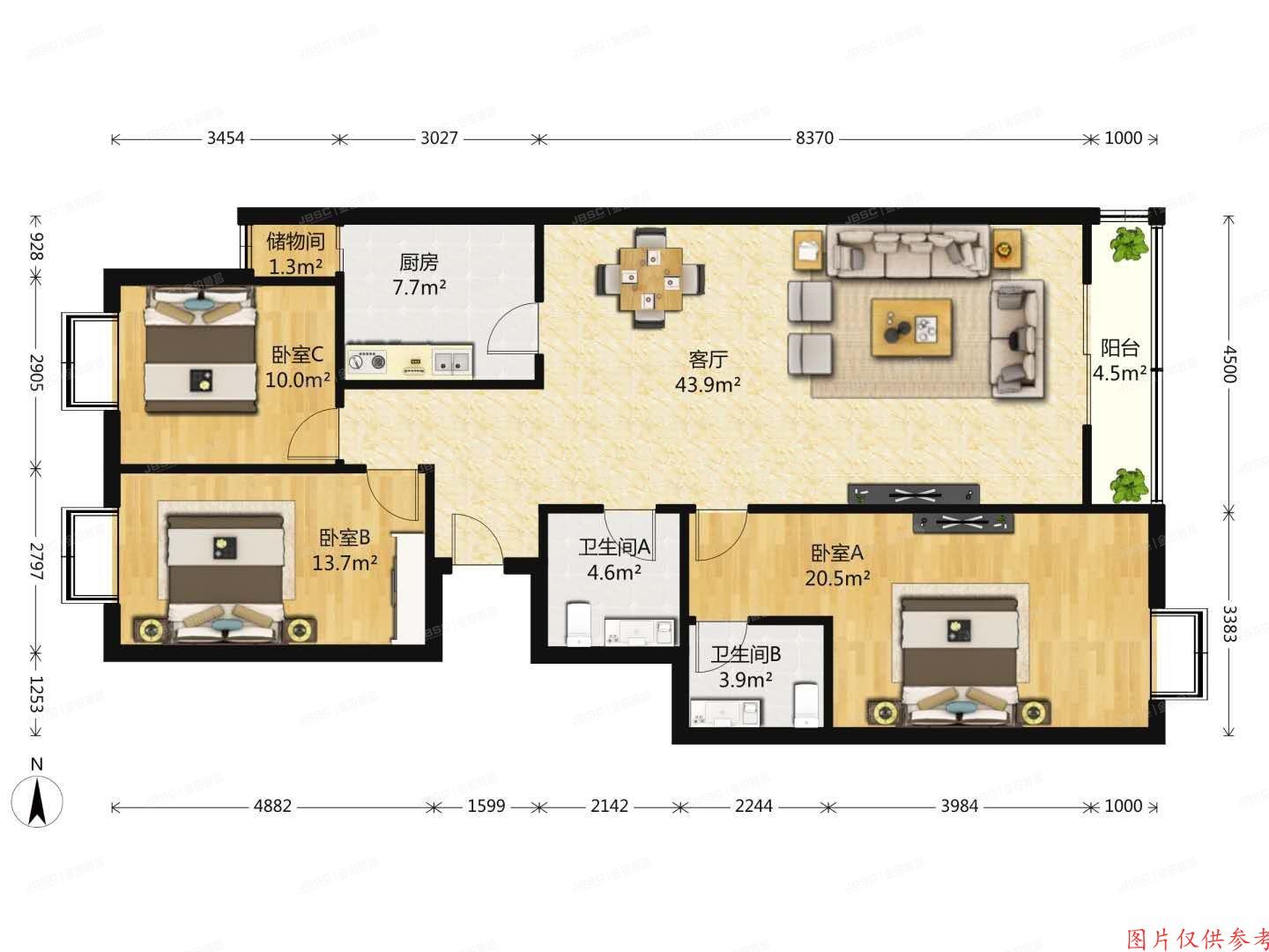 西城区 槐柏树街11号楼2-201室