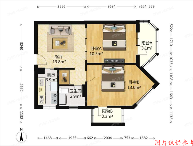 丰台区 大成里蔚园3号楼102
