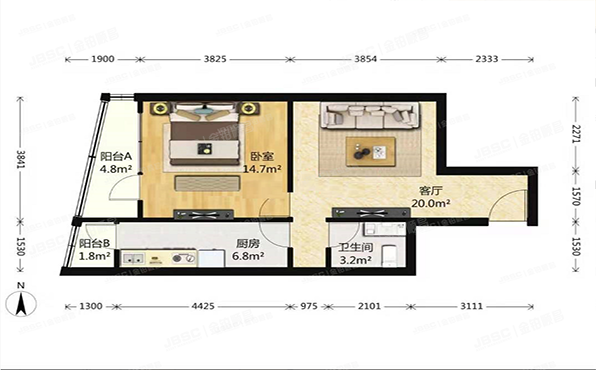 西城区 广安门外大街178.180.甲180号1幢15层1503 （新纪元公寓）