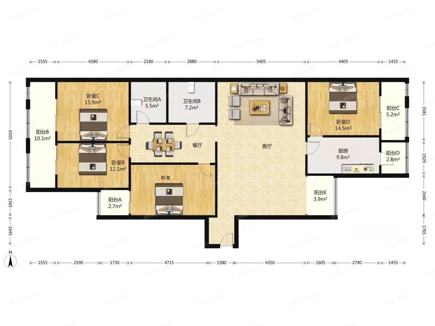 海淀区 万泉河路68号紫金庄园6号楼405室