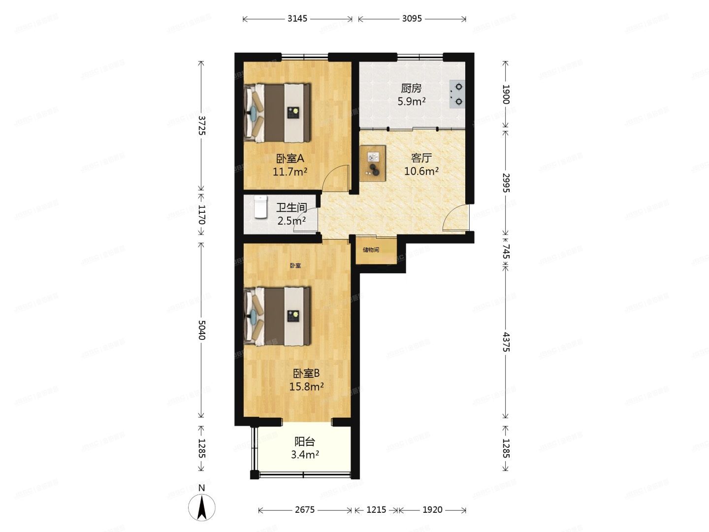 大兴区 团河苑东区3号楼4层1-403（团河苑小区）