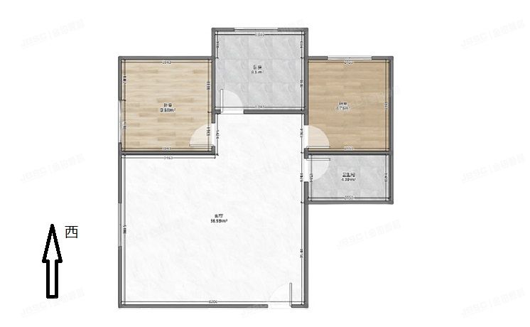 大兴区 三合北巷2号院4号楼2层204（三合北巷）经适房