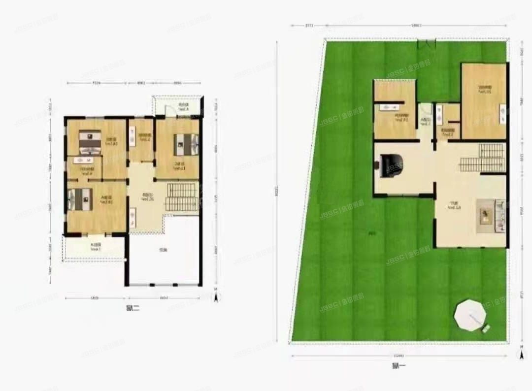 大兴区 半壁店绿茵花园别墅如茵区10号1至2层（绿茵花园）别墅