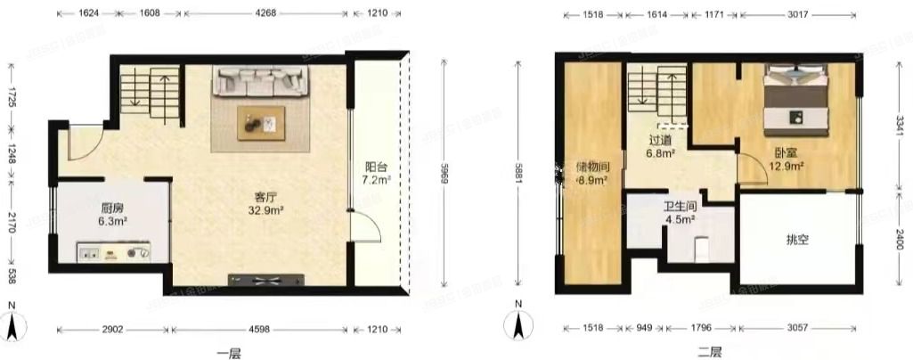 大兴区龙达大街1号院2号楼2层2单元201（北京密码）