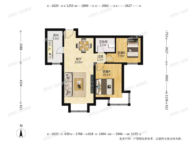 大兴区永旺路6号院9号楼1单元1802室（云立方）
