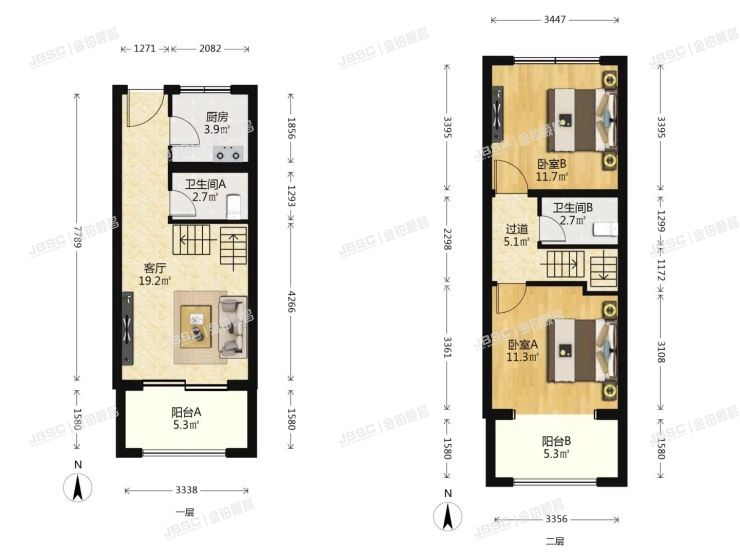 大兴区 兴泰街5号院26号楼1023室（首邑溪谷）loft