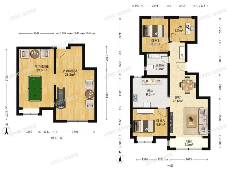 大兴区 隆丰大街1号院7号楼-1至1层二单元101室（众美城）