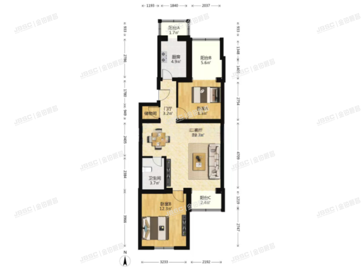大兴区 和义西里二区32号楼5单元201室