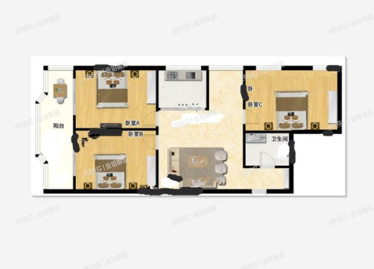 大兴区 广茂大街5号院3号楼15单元503室（泰中花园）