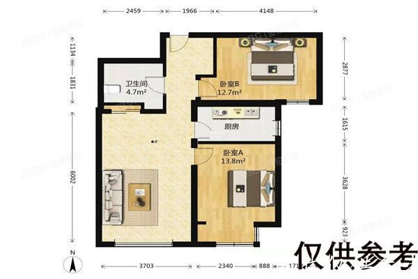 朝阳区 常楹公元2号楼2单元602号