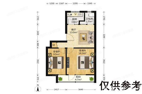 丰台区 芳群园四区14号楼4单元202