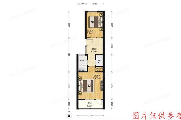 通州区 玉桥中路甲2号3号楼6层2单元261