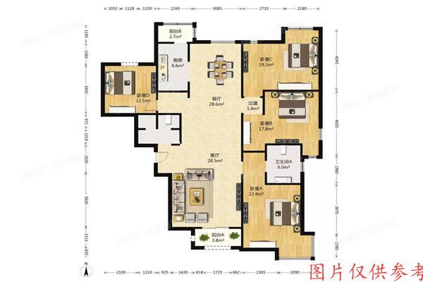 大兴区 香海园55号楼1层101