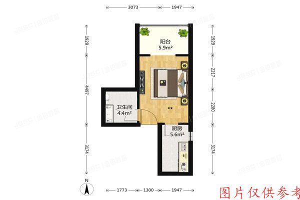西城区 欧园北欧印象4号楼28层2815室
