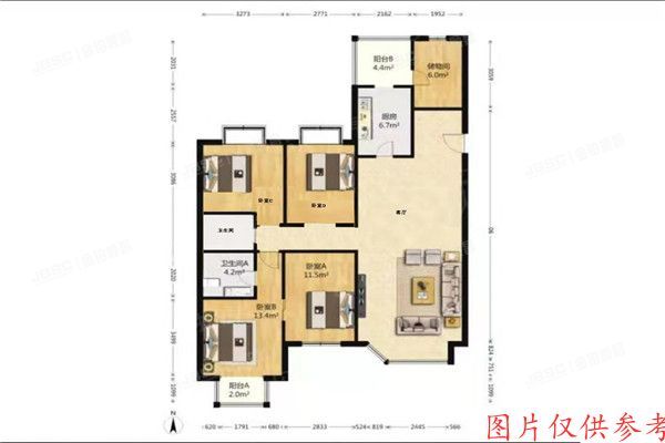 ※朝阳区  慧谷金色家园1期129号楼5单元701室