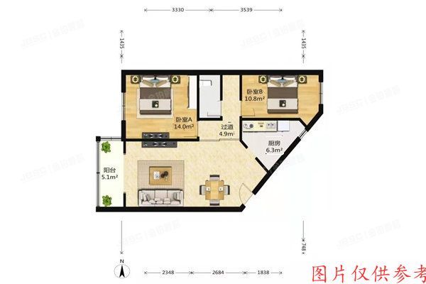 通州区 中上园5号院1号楼653室