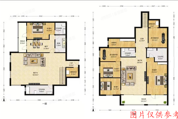朝阳区 锦绣园2号楼16至17层1605室
