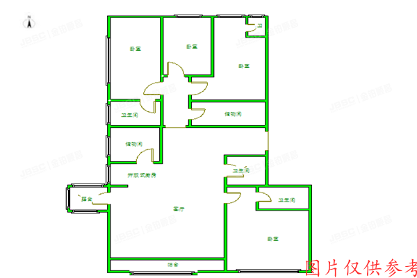 ※西城区 金宸国际公寓2号楼1101