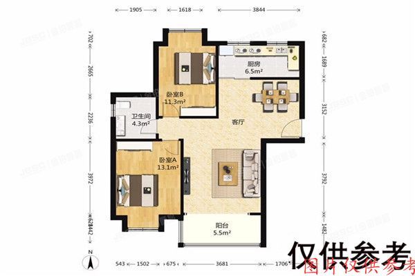 通州区 世纪星城64号楼8单元1901室