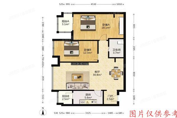昌平区 龙泽大厦16号楼2单元605室