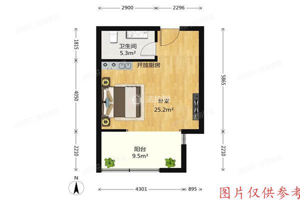 海淀区  中湾国际7单元1813室