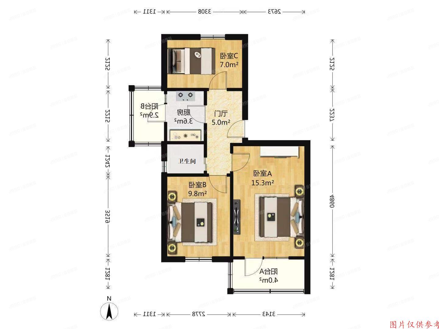 丰台区 马家堡东里3号楼602室