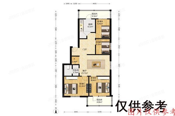 房山区 西潞园三里7号楼1单元401室