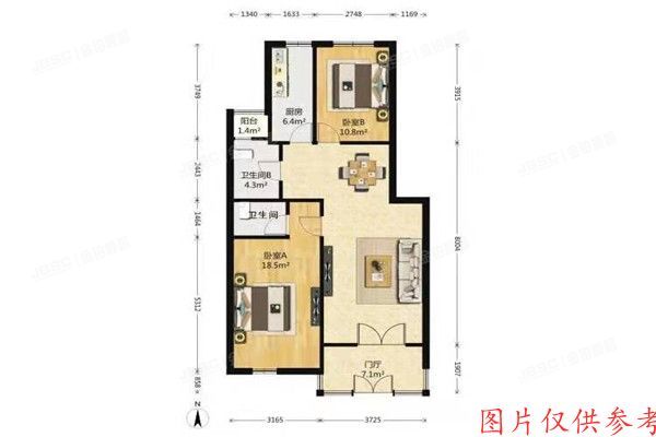 ※石景山区 西山枫林四区22-311层31室