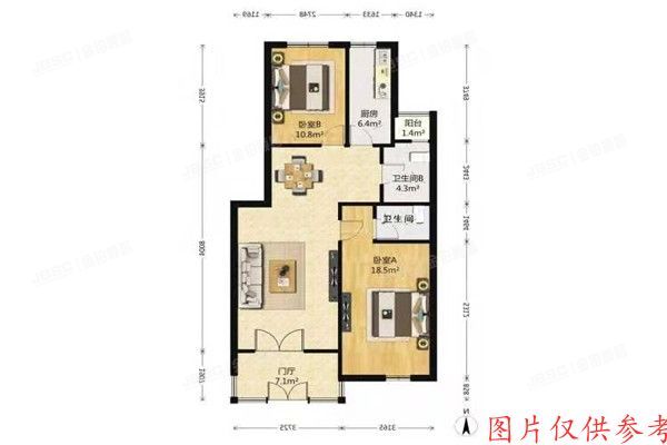 ※石景山区 西山枫林四区22-311层30室 商业