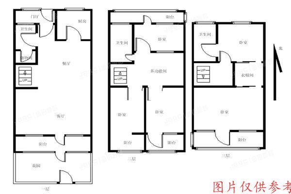 大兴区 原生墅康和园45楼1至3层106号 别墅