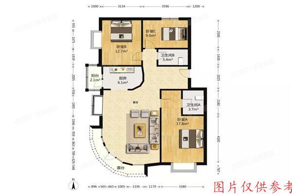 通州区 幸福时光31号楼3层332室