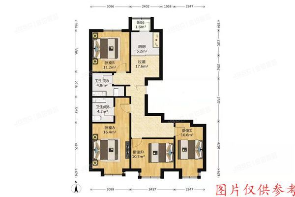 昌平区 公园悦府5号楼1单元702室