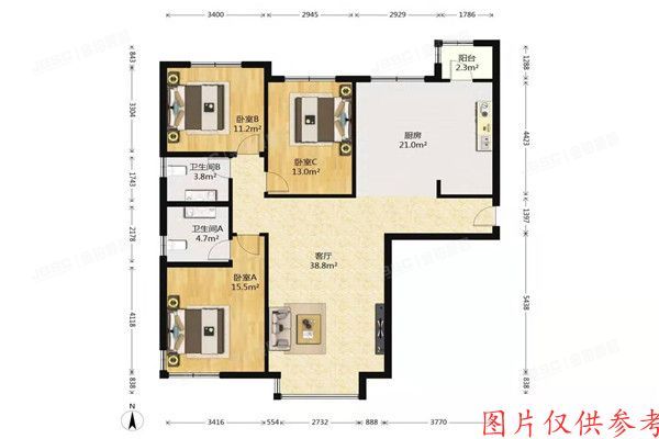 ※朝阳区 金泰先锋333号楼1单元201室