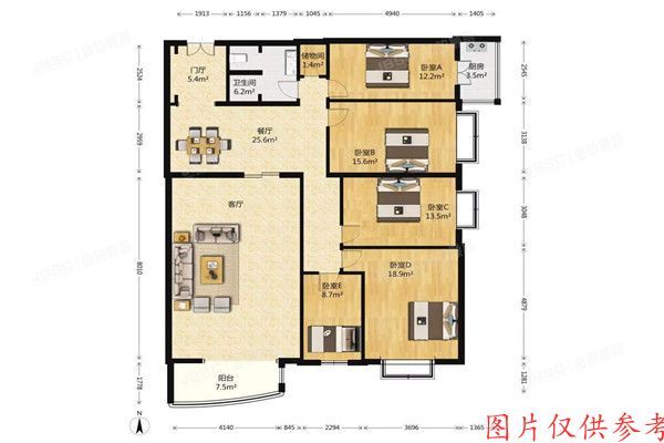 丰台区 芳城园一区17号楼10层A-1102室