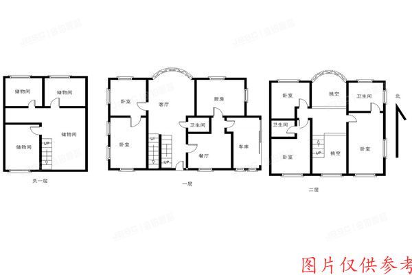 朝阳区 富成花园G6幢-1至2层 别墅