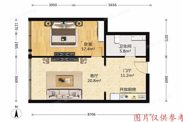 ※西城区 建邦礼仕阁2号楼9层1002室及3幢-2层02058车位