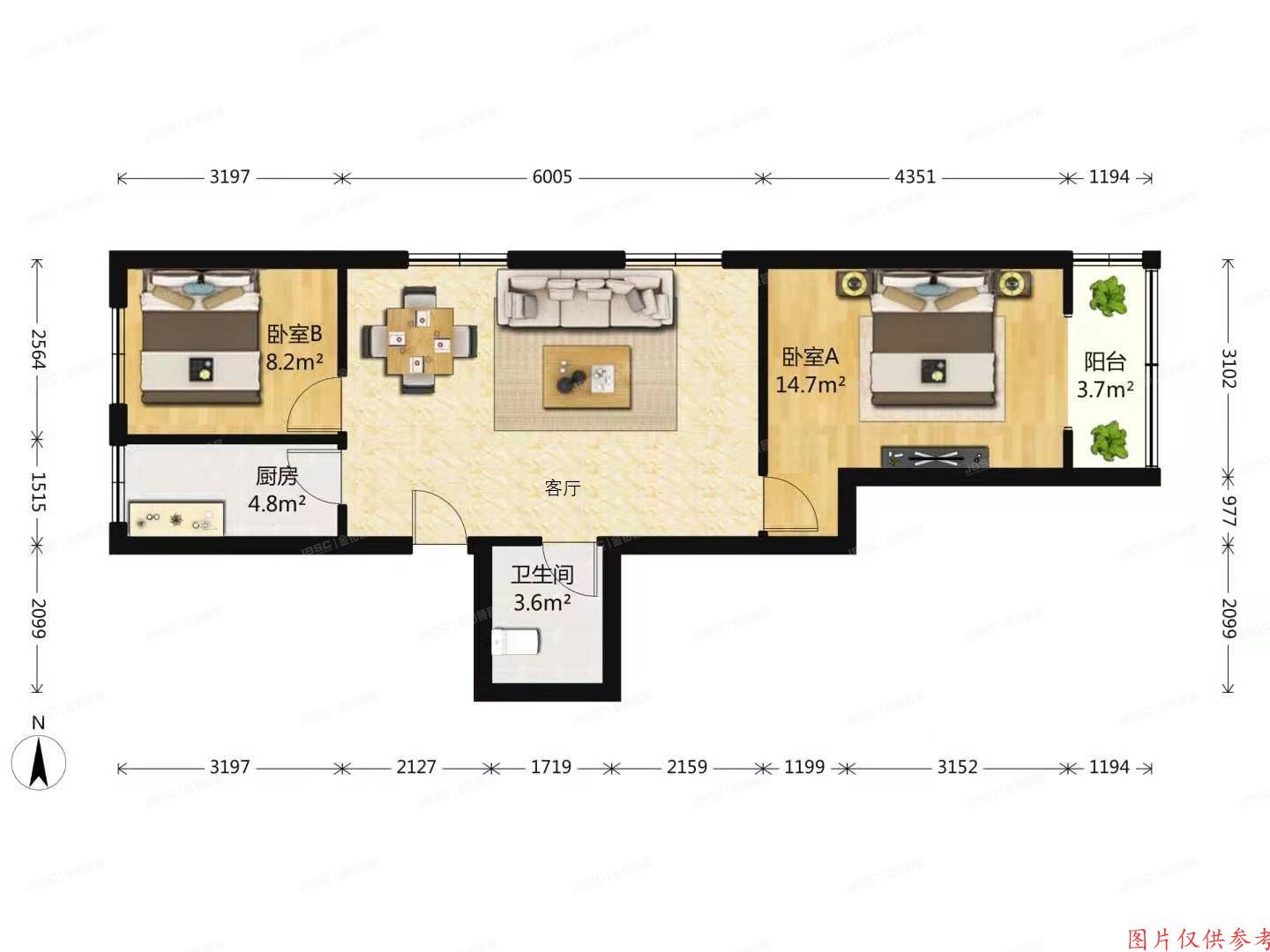 西城区 冠英园西区31号楼1单元601室