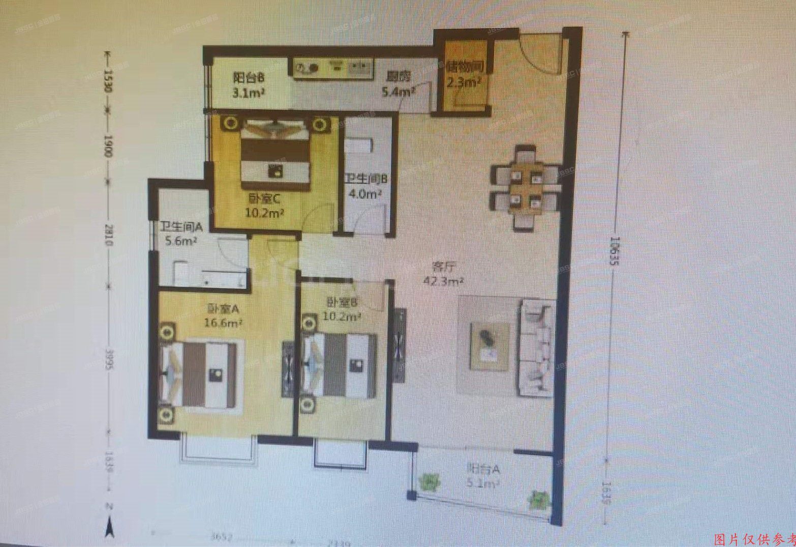 西城区-广安门 西豪逸景家园8号楼1902室