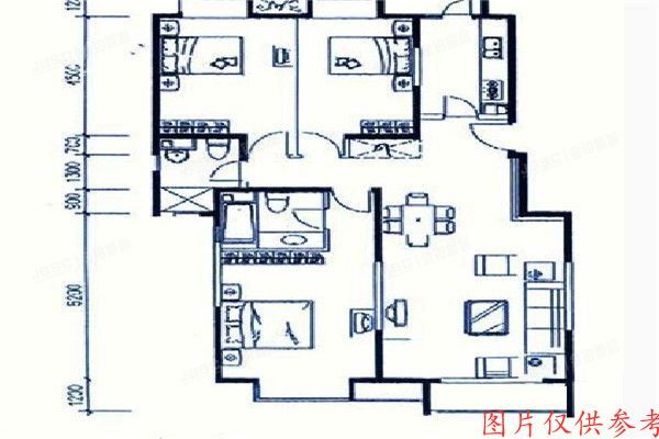 丰台区 长云路2号院6号楼6层1单元702室（珠江御景）