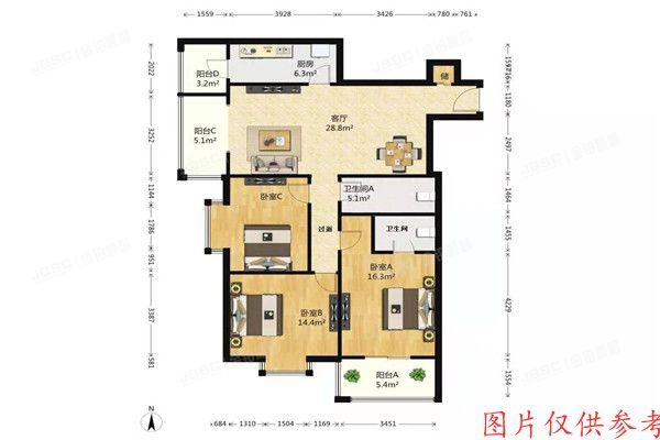 丰台区马家堡西路28号院6号楼2层208（瑞丽江畔）