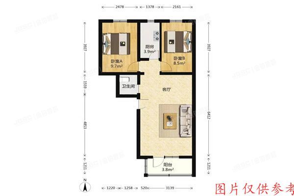丰台区洋桥西里19号楼2单元302室