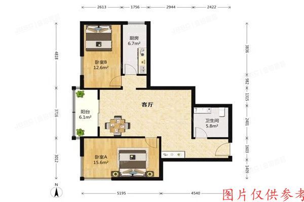 丰台区 东铁匠营横七条30号院1号楼1503室（正邦嘉园一期）