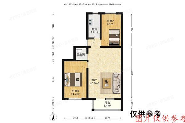 朝阳区   南湖渠西里1号楼2单元401室