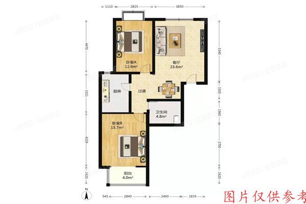 房山区-良乡 佳世苑18号楼1单元1403室