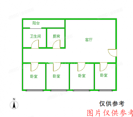 顺义区 石园南区32号楼6层二单元602室